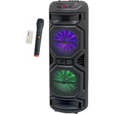 Altoparlante Karaoke - INOVALLEY - HP59-XXL - Bluetooth V5.0 - 80 cm - 800 W - Nero