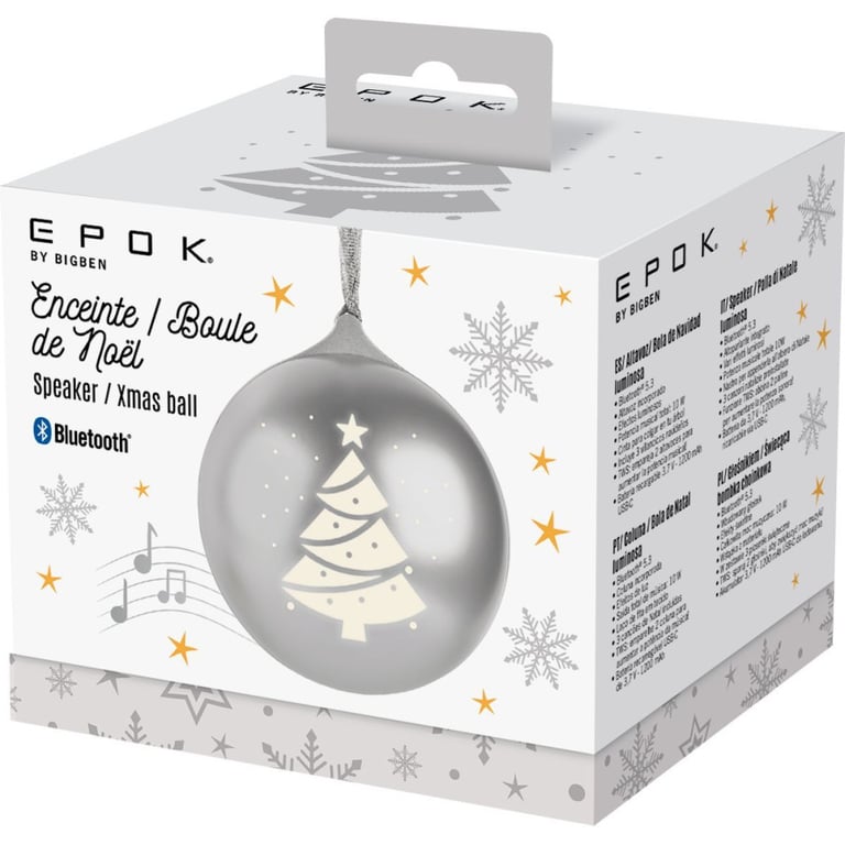 Enceinte bluetooth BIGBEN Format Boule de Noël - vue 7