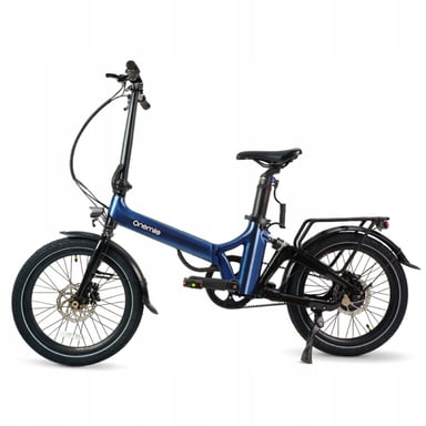 Vélo électrique pliable Onemile E1P, 250 W, 36 V 10 Ah, 25 km/h, bleu.