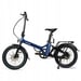 Vélo électrique pliable Onemile E1P, 250 W, 36 V 10 Ah, 25 km/h, bleu.