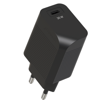 GREEN-E  GR7425 -  Kit de charge rapide éco-conçu pour la maison avec chargeur 1 USB-C 30W et câble USB-C vers USB-C 1,30 m