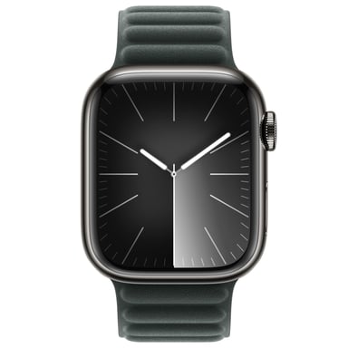 Bracelet à maillons magnétique FineWoven pour Apple Watch Series 1 t/m 9 / SE (38/40/41 mm) | Series 10 / 11 (42 mm) - Taille S/M - Evergreen