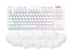 Logitech G G715 teclado Juego RF Wireless + Bluetooth AZERTY Francés Blanco