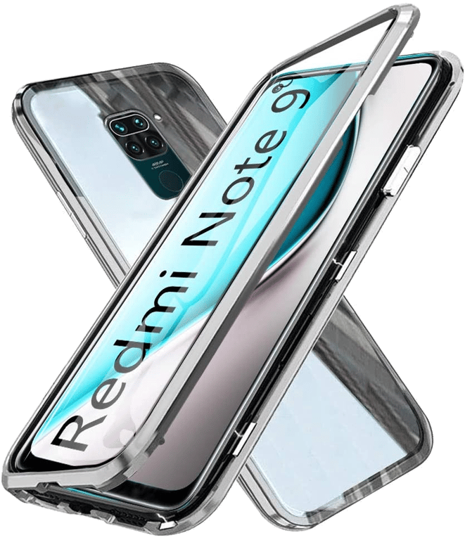 Coque Verre Trempe pour XIAOMI Redmi Note 9 Magnetique Transparente Protection Integrale