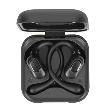 Écouteurs Bluetooth Sport Conduction Aérienne avec Boîtier de Charge Noir