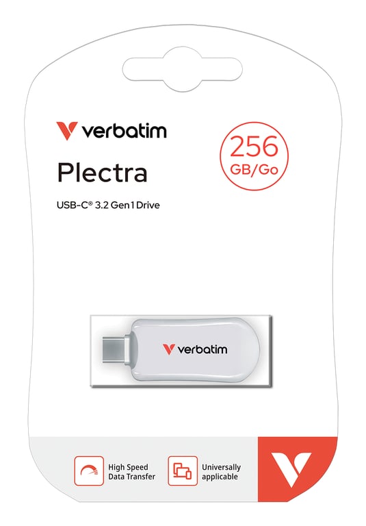 Verbatim 30230 unità flash USB USB tipo C 3.2 Gen 1 3.1 Gen 1 Bianco - vue 3
