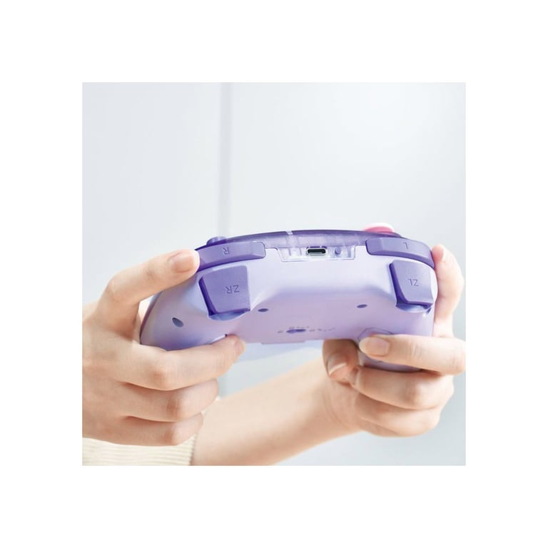 Manette sans fil Horipad Turbo Nintendo Switch 2 HORI Bouton C Autonomie 10 h Câble USB C Motif Kirby et Waddle Dee - vue 5