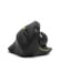 Port Connect Ratón ergonómico con USB-A / USB-C 2,4 Ghz inalámbrico recargable Bluetooth bola direccional Negro