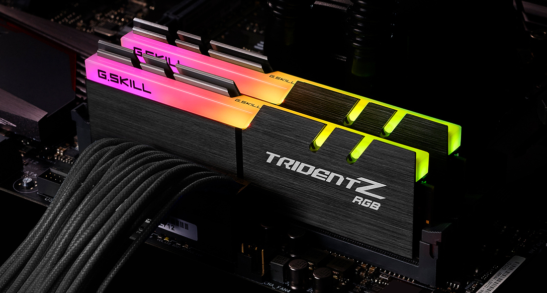 G.Skill Trident Z RGB 2 x 8 Go DDR4 3600 MHz CL18 - vue 3
