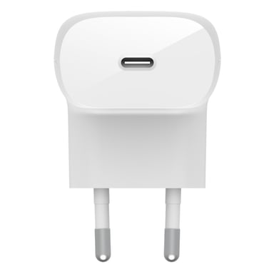 Caricabatterie rapido USB-C 3Ow Power Delivery e PPS + cavo USB-C da 1 metro - Bianco