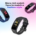 Bracelet Connecté Smartwatch Bluetooth OLED Étanche Podomètre Android iOs Bleu YONIS