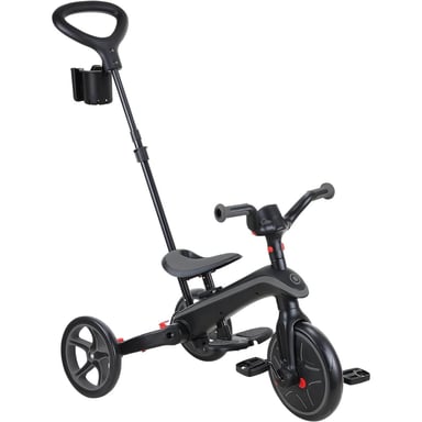 Explorer Triciclo Plegable 4 en 1 Negro y Gris para Niños