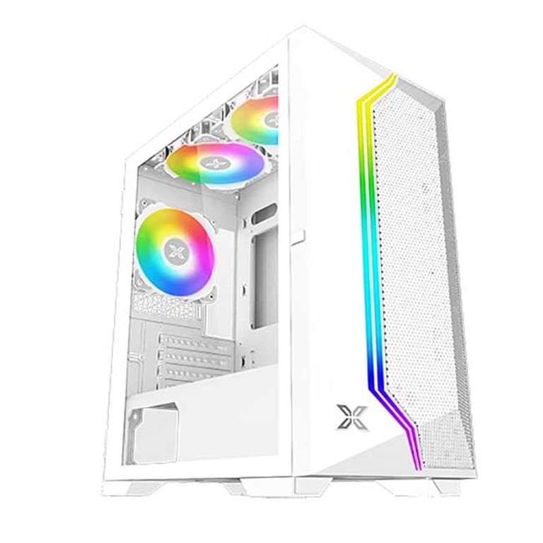 Boitier PC Mini Tour Micro ATX Xigmatek Gemini II RGB avec panneau vitré - vue 2