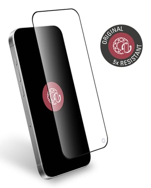 Proteggi schermo in vetro organico antiurto 2.5D per iPhone 16 Pro Max