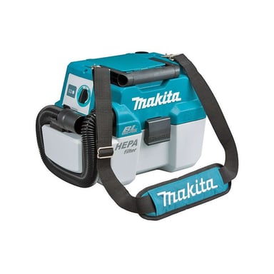 Aspiratore acqua e polvere senza fili Makita DVC750LZX1 18V LXT 7,5L HEPA motore senza spazzole 2 velocità Soffiatore Teal/Grigio/Nero