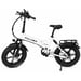 Bicicleta Eléctrico PULUMA EB FM-2.0 | Motor 500W | Batería 48V15Ah | Neumáticos de 20 Pulgadas | Velocidad Máx 25 km/h | Autonomía 45 km | Blanco
