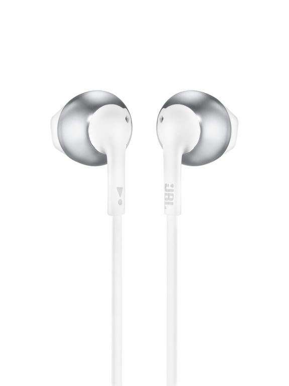 JBL Ecouteurs Bluetooth T205 chrome avec microphone Argent - vue 5