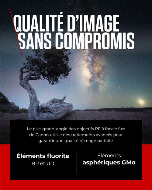 Objectif à Focale fixe Canon RF 14 mm F1.4 VCM pour Monture RF - vue 3
