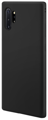 Custodia morbida in silicone gel per Samsung Galaxy Note10+, nero satinato