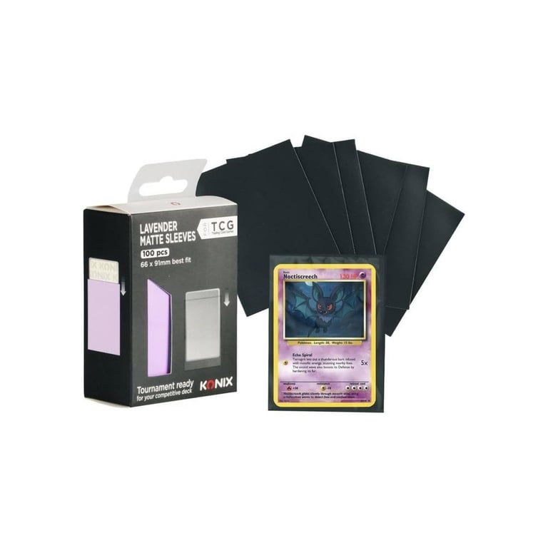 Protège-Cartes Konix Matte Sleeves 66 x 91 mm – Pack de 100 pour Magic The Gathering Pokémon - vue 2