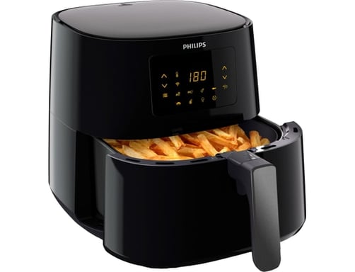 Philips Essential Airfryer XL, technologie Rapid Air, 1,2 kg, 6,2 l, noir