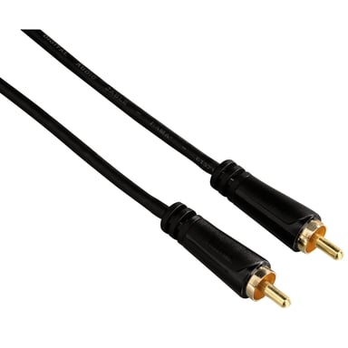 Hama 75122267 câble audio 3 m RCA Noir