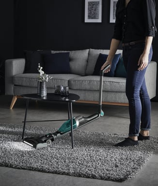 Rowenta X-Trem Compact RH1239 Aspiradora escoba Batería Secar Sin bolsa 0,4 L Azul