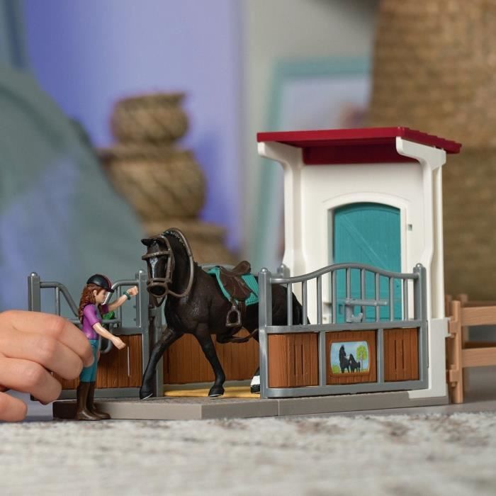 Horse Box Lisa et Storm, Figurine cheval et accessoires,  42709 Horse Club, des 5 ans - Neuf