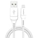 imoshion ?Câble Lightning vers USB - Non MFi - Textile tressé - 0,5 mètre - Blanc