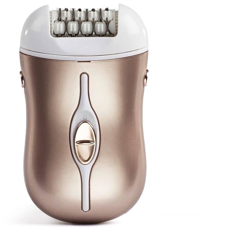 Épilateur électrique rechargeable LIVOO DOS167P 32 pincettes 2 vitesses Rose et blanc - Neuf