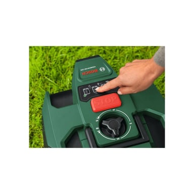 Tosaerba robot Bosch VISIMOW 18V-200 kit 5Ah 200 m² SmartVision Nero verde