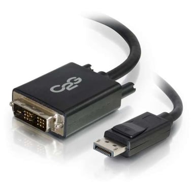 C2G Cavo adattatore da DisplayPort maschio a DVI-D maschio 2M a collegamento singolo - Nero