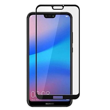 Evelatus Full Cover 2.5D Verre Huawei P20 Lite Antistatique / Colle Japon Noir