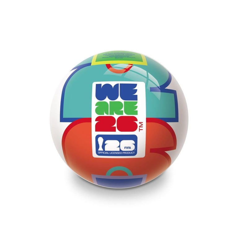Ballon de foot plastique 22 cm edition Coupe de monde 2026 - vue 2