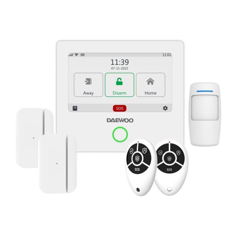 Alarme DAEWOO Wifi / GSM 4G AM301 Ecran tactile Animaux Contrôle à distance - vue 2