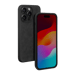 Cover in pelle scamosciata Alcantara per Apple iPhone 15 Pro Max, nero notte