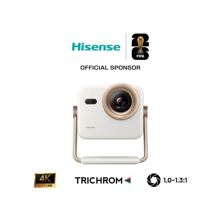 Projecteur home cinéma Hisense M2SE Pro 4K UHD Triple Laser Smart TV VIDAA Blanc - Neuf