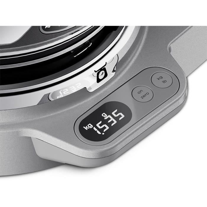 KENWOOD KVC85.124.SI Robot pâtissier Chef Baker 2 bols en inox et Balance intégrée 6kg Blender - vue 3