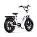 Bicicleta Eléctrico ONESPORT OT08 | Velocidad Máx 25 km/h | Autonomía 80 km | Motor 500W | Batería 48V 18Ah | Neumáticos de 20 Pulgadas | Blanco