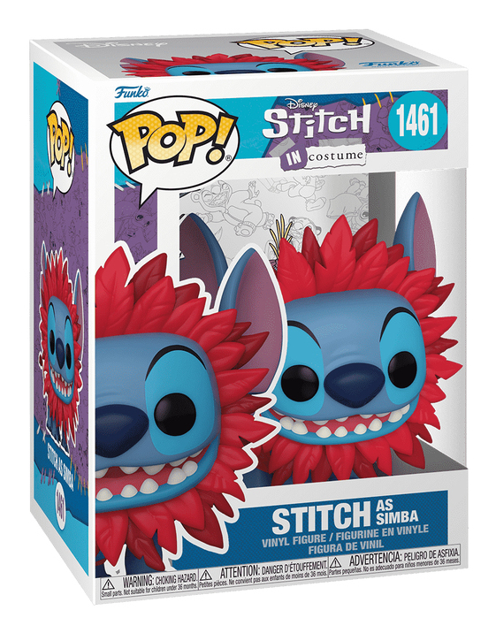 Figurine Funko Pop! Disney: Stitch Costume Simba - vue 4