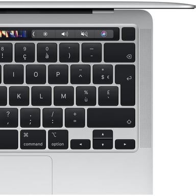 MacBook Pro M1 (2020) 13', 3.2 GHz 512 Go 16 Go  Apple GPU 8, Argent - AZERTY