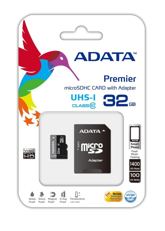 ADATA Premier microSDHC UHS I U1 Class10 Classe 10 Neuf - vue 2