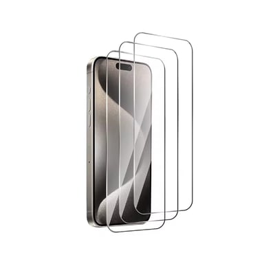 Jaym - Lot de 3 Verres Trempés pour Apple iPhone 15 Pro