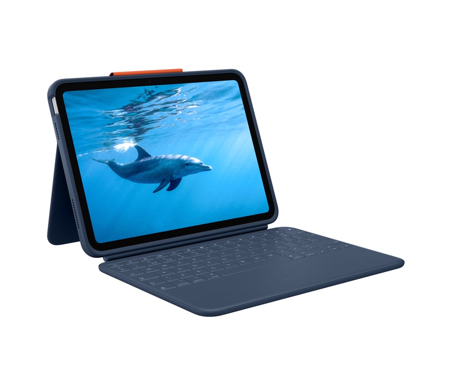 Logitech Rugged Combo 4 Clavier et étui Apple Smart connector classique pour Apple 10.9 inch iPad 10ème génération - vue 2