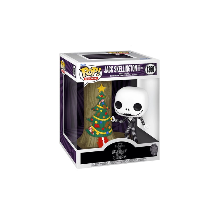 FUNKO POP! Deluxe Jack Skellington with Christmas Door Neuf - vue 3
