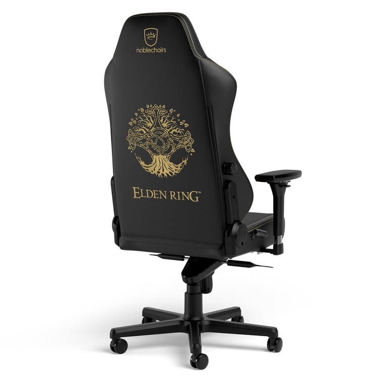 noblechairs NBL HRO PU ERE Siège pour jeu vidéo Siège de jeu sur PC Siège rembourré Or Neuf - vue 3