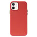 Coque pour iPhone 12 / 12 Pro Motif Essential Cover en Cuir Écologique Rouge