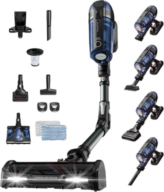 Aspirateur balai sans fil 2-en-1 avec lavage intégré