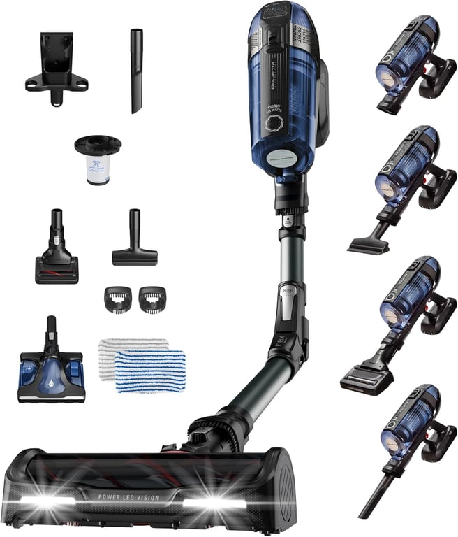 Aspirateur balai sans fil 2 en 1 avec lavage intégré Neuf - vue 3