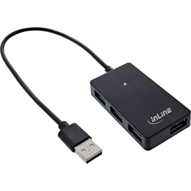 InLine 33293I hub & concentrateur USB 3.2 Gen 1 (3.1 Gen 1) Type-A 480 Mbit/s Noir